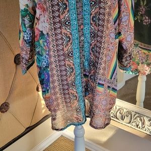 Johnny Was Silk Blouse